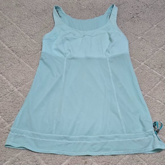 Lululemon Run Ta Ta Topper Drawstring Tank Size 6 Light Soft Blue Women's - Picture 8 of 10